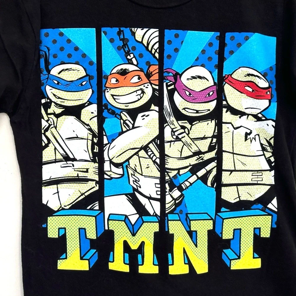 Teenage Mutant Ninja Turtles Short Sleeve Tee shirt Size 5 100% Cotton